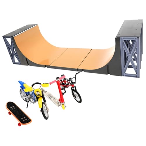 Generisch Kit Finger-Skateboard - Spiel Spielzeug, Skateboards Swing Board Fingerspielzeug Fahrräder Skates Scooter Mehrere Skate-Park-Modell Finger-Skateboard-Training, Pädagogisch Und U Generisch Kit Finger-Skateboard - Spiel Spielzeug, Skateboards Swing Board Fingerspielzeug Fahrräder Skates Scooter Mehrere Skate-Park-Modell Finger-Skateboard-Training, Pädagogisch Und U von Generisch