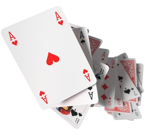 Generisch Klassische Spielkarten, Pokerkarten Set für Kartenspiele, Poker und Blackjack, Rot und Blau Generisch Klassische Spielkarten, Pokerkarten Set für Kartenspiele, Poker und Blackjack, Rot und Blau von Generisch