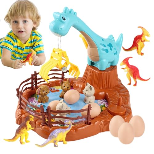 Generisch Klauenmaschine für Kinder, Kinderklauenmaschine,Dinosaurierautomatenspielzeug Klaue - Desktop Interactive Game, Miniaturtiere Clip -Figuren für 3+ & Mädchen von Generisch