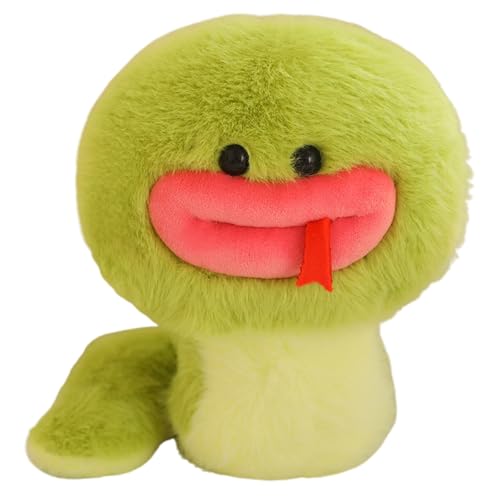 Generisch Kleine Puppe Kinderspielzeug Puppe Das Jahr des Maskottchens Kleine grüne Parodie Kinderpuppe (A, 20cm) von Generisch