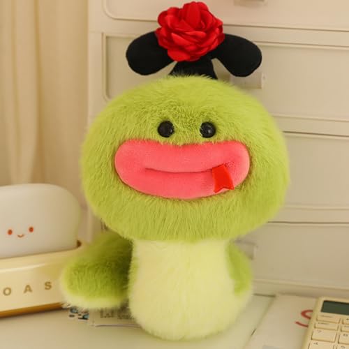 Generisch Kleine Puppe Kinderspielzeug Puppe Das Jahr des Maskottchens Kleine grüne Parodie Kinderpuppe (C, 20cm) von Generisch