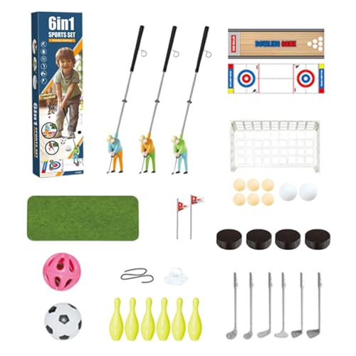 Generisch Kleinkindgolf -Set - -Golf -Set | Kids Golf Clubs Set 6-in-1, Kinder Golfset, Kinderspielzeug Puting Ball Spielzeug, lustige Eltern-Kind-Accessoires für 3 4 5 6 7 8 9 Jahre al Generisch Kleinkindgolf -Set - -Golf -Set | Kids Golf Clubs Set 6-in-1, Kinder Golfset, Kinderspielzeug Puting Ball Spielzeug, lustige Eltern-Kind-Accessoires für 3 4 5 6 7 8 9 Jahre al von Generisch