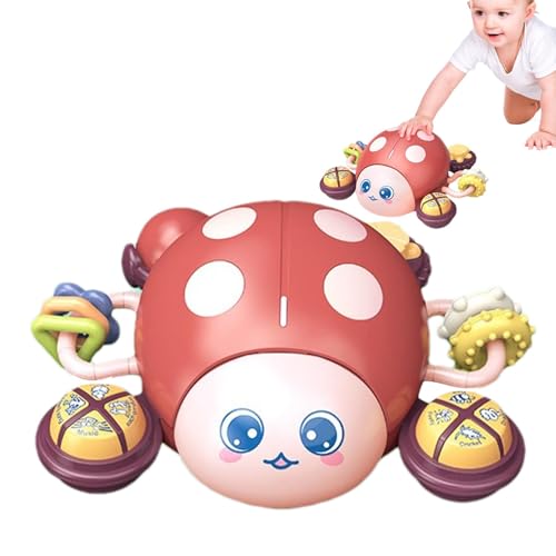 Generisch Kleinkindkriechspielzeug, musikalischer Marienkäferkriechspielzeug - Musik Walking Spielzeug mit farbenfrohen Perlen - Kinder kognitives Lernspiel für Home, Daycare Center, Kindergarten Generisch Kleinkindkriechspielzeug, musikalischer Marienkäferkriechspielzeug - Musik Walking Spielzeug mit farbenfrohen Perlen - Kinder kognitives Lernspiel für Home, Daycare Center, Kindergarten von Generisch