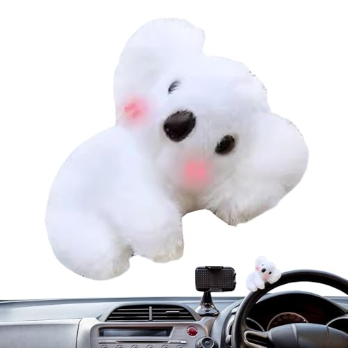 Generisch Koala-Rückspiegel-Anhänger,Koala-Stofftier | Weicher Koala-Rückspiegel-Anhänger, Multifunktionales dekoratives Koala-Spielzeug mit Kabelbinder für Auto, Schlafzimmer, Roller, Fahrräder von Generisch