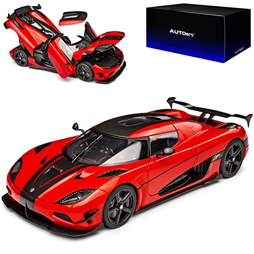 Generisch Koenigsegg Agera RS Rot mit Karbon in Schwarz 2010-2018 79022 1/18 AutoArt Modell Auto Generisch Koenigsegg Agera RS Rot mit Karbon in Schwarz 2010-2018 79022 1/18 AutoArt Modell Auto von Generisch