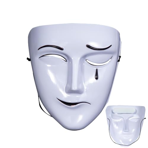 Generisch Kostümmaske, Halloween-Gesichtsbedeckung,Einzigartige Vollgesichts-Kostümmaske - Kreative Traurige Und Glückliche Maske, Schicke Coole -Gesichtsbedeckung Für Karnevals-Cosplay Generisch Kostümmaske, Halloween-Gesichtsbedeckung,Einzigartige Vollgesichts-Kostümmaske - Kreative Traurige Und Glückliche Maske, Schicke Coole -Gesichtsbedeckung Für Karnevals-Cosplay von Generisch