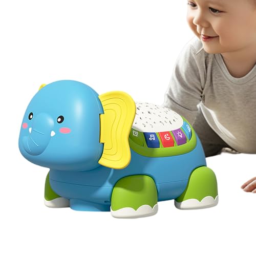 Generisch Krabbelspielzeug | Musikalischer Elefant Baby Krabbelspielzeug | Interaktives Lernspiel Für Kinderzimmer Entwicklung Motorik Spielideen Für Und Mädchen von Generisch