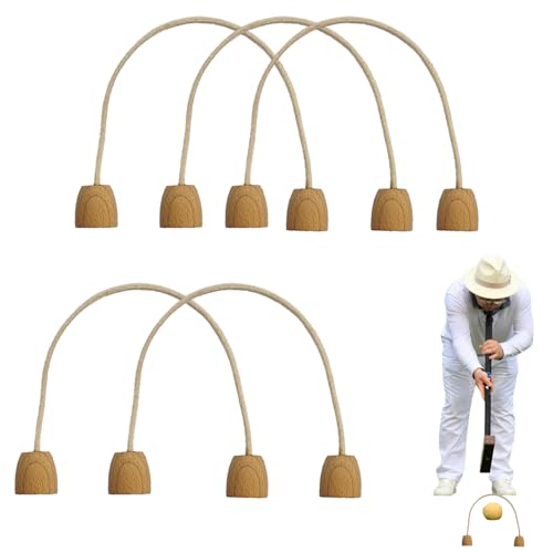 Generisch Krocket Wickets Heavy Duty - 5pcs rostbeständige Krocketstangen Seilset | Langlebige Crooquet -Wiickets für Backyard Lawn Games | Spieler Croquet Wickets für Familien- und Turnierspiele Generisch Krocket Wickets Heavy Duty - 5pcs rostbeständige Krocketstangen Seilset | Langlebige Crooquet -Wiickets für Backyard Lawn Games | Spieler Croquet Wickets für Familien- und Turnierspiele von Generisch