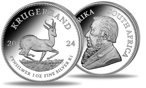 Generisch "Krügerrand 1 Unze Silbermünze 2024 Anlagemünze Reinheit 999/1000 31,1 g von Generisch