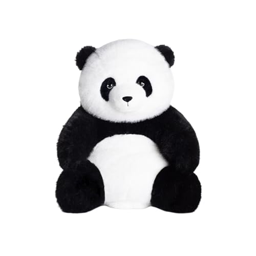 Generisch Kuscheliges Panda Plüschtier,Ultra Weiches Plüschtier mit Umarmungs-Design,Realistisches Kuscheltier Geschenk,Naturli Umweltfreundlich für Kinder & Erwachsene (Sitting-50cm) von Generisch