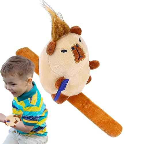 Generisch Kuscheltier-Schnapparmbänder, Plüschtier-Schlagarmbänder | Tier-Slap-Band für Kinder | Capy Guinea Cartoon Design Animal Slap Band für und Mädchen von Generisch