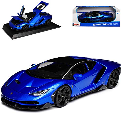 Generisch Lamborgihini Centenario LP770-4 Coupe Blau Schwarz Ab 2016 1/18 Modell Auto Generisch Lamborgihini Centenario LP770-4 Coupe Blau Schwarz Ab 2016 1/18 Modell Auto von Generisch