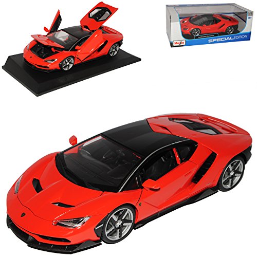 Generisch Lamborgihini Centenario LP770-4 Coupe Rot Orange Ab 2016 1/18 Modell Auto von Generisch