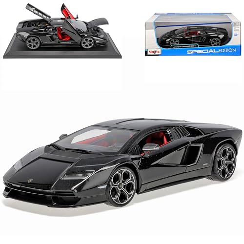 Generisch Lamborgihini Countach LPI 800-4 Coupe Schwarz Ab 2022 1/18 Modell Auto Generisch Lamborgihini Countach LPI 800-4 Coupe Schwarz Ab 2022 1/18 Modell Auto von Generisch