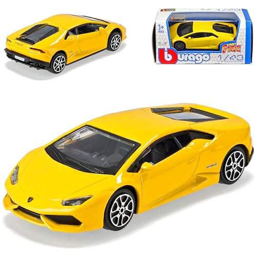 Generisch Lamborgihini Huracan LP610-4 Coupe Gelb Ab 2014 1/43 Burago Modell Auto von Generisch