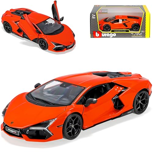 Generisch Lamborgihini Revuelto Coupe Orange Ab 2023 1/24 Burago Modell Auto von Generisch