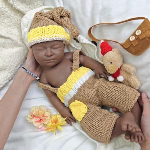 Generisch Lebensechte Reborn-Babypuppe aus Silikon, schlafendes Mädchen – 55 cm schwere, anatomisch korrekte Neugeborenen-Babypuppen als Thanksgiving-Geschenk Generisch Lebensechte Reborn-Babypuppe aus Silikon, schlafendes Mädchen – 55 cm schwere, anatomisch korrekte Neugeborenen-Babypuppen als Thanksgiving-Geschenk von Generisch