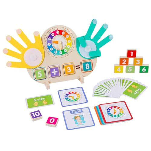 Generisch Lernspielzeug Mit Zahlen Und Zählblöcken Für Kinder,Mathe Spielzeug Für Addition Und Subtraktion Mit Fingerzählen | Frühes Lernen Vorschule Homeschooling Material Für Kinder 3-8 Jahre Generisch Lernspielzeug Mit Zahlen Und Zählblöcken Für Kinder,Mathe Spielzeug Für Addition Und Subtraktion Mit Fingerzählen | Frühes Lernen Vorschule Homeschooling Material Für Kinder 3-8 Jahre von Generisch