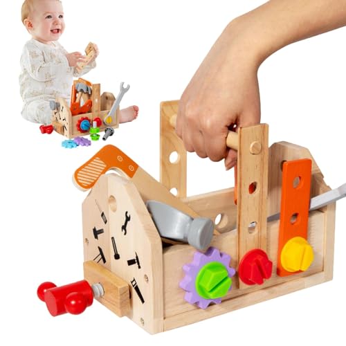 Generisch Lernspielzeug für Kleinkinder, Konstruktionsspielzeug aus - Rollenspiel-Spielzeug-Konstruktionswerkzeuge,Lustiger Bauspielzeug-Werkzeugkasten für Kinder und Kleinkinder Generisch Lernspielzeug für Kleinkinder, Konstruktionsspielzeug aus - Rollenspiel-Spielzeug-Konstruktionswerkzeuge,Lustiger Bauspielzeug-Werkzeugkasten für Kinder und Kleinkinder von Generisch