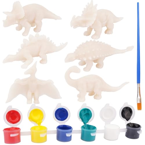 Generisch Luminöser 3D -Dinosaurier - Dinosauri Malerei Kit | Toy Boy Malerei Set 6 3D Malvorlagen für Kinder | Artistic Kit Educational | Prähistorische Spielzeuggeschenkeparty von Generisch