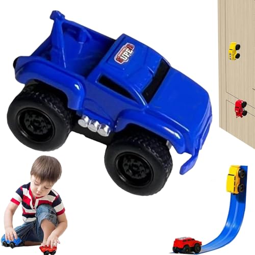 Generisch Magnetic Wall Climbing Toy Car, Magnetic Levitation Anti-Gravity Inertial Wall Climbing Toys Car, Cars That Drive on Walls and Ceiling, Fun for Kids (Blue) von Generisch