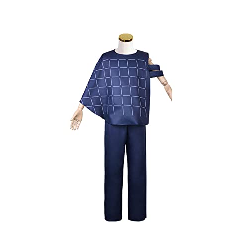 Generisch Mahito Cosplay Kostüm Outfit Kimono Anzug Halloween Karneval Outfits Täglich,Blue-S von Generisch
