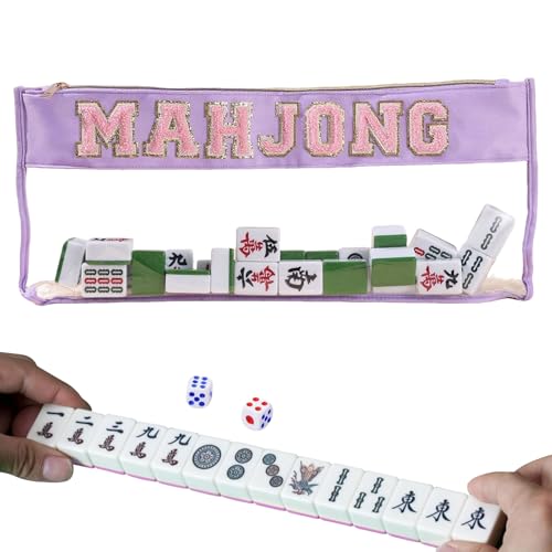 Generisch Mahjong Aufbewahrungstasche, Große Mahjong Zubehörbeutel mit Reißverschluss, Transparenter Schutzbehälter Für Spieleabend Unterwegs Erwachsene Reise Partys Generisch Mahjong Aufbewahrungstasche, Große Mahjong Zubehörbeutel mit Reißverschluss, Transparenter Schutzbehälter Für Spieleabend Unterwegs Erwachsene Reise Partys von Generisch