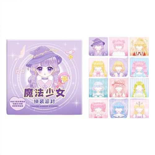 Generisch Makeup Change Sticker Book, Makeup Show Sticker Book,Handgefertigtes Prinzessin-Make-up-Spielzeug | Ergänzende Notizbücher und Tagebücher für Kinder für Zuhause und den Kindergarten Generisch Makeup Change Sticker Book, Makeup Show Sticker Book,Handgefertigtes Prinzessin-Make-up-Spielzeug | Ergänzende Notizbücher und Tagebücher für Kinder für Zuhause und den Kindergarten von Generisch