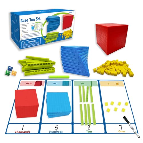 Generisch Manipulative, Manipulative Math Spielzeug,Bildungsspielzeug, Vorschullernzähl für Zahlenkonzepte & Platzwert Generisch Manipulative, Manipulative Math Spielzeug,Bildungsspielzeug, Vorschullernzähl für Zahlenkonzepte & Platzwert von Generisch