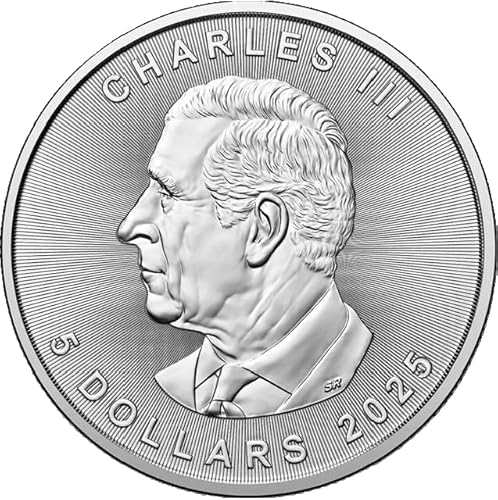 Generisch Maple Leaf Silbermünze, 1 Unze Feinsilber, 999er Silber, 2025 in Münzkapsel von Generisch