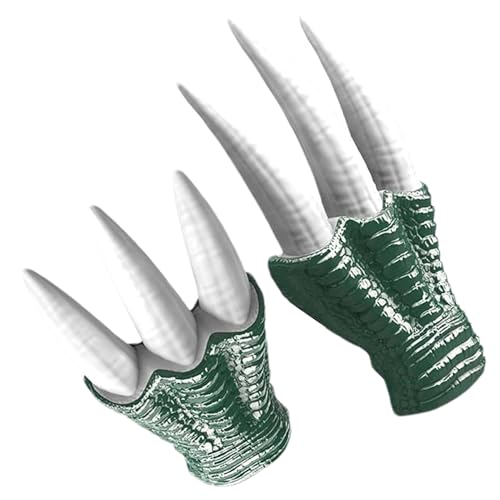 Generisch Masque Moving Jaw - Roar Sound Toy, Dinosaurierkrallen | Filminspirierte Rollenspiel-Maske, Halloween-Kostüm-Requisite Für Cosplay, Kinderparty, Dress-up, Scary Dinosaure Playtime von Generisch
