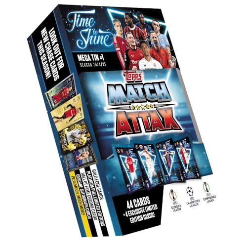 Generisch Match Attax Champions League 2024/25 - Trading Cards - 1 Tin Box (zufällige Auswahl) von Generisch