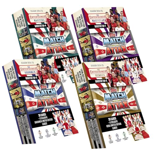 Generisch Match Attax Champions League 2024/25 - Trading Cards - Alle 4 verschiedenen Mini Tin Boxen Generisch Match Attax Champions League 2024/25 - Trading Cards - Alle 4 verschiedenen Mini Tin Boxen von Generisch