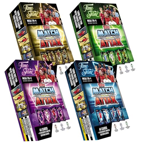 Generisch Match Attax Champions League 2024/25 - Trading Cards - Alle 4 verschiedenen Tin Boxen Generisch Match Attax Champions League 2024/25 - Trading Cards - Alle 4 verschiedenen Tin Boxen von Generisch