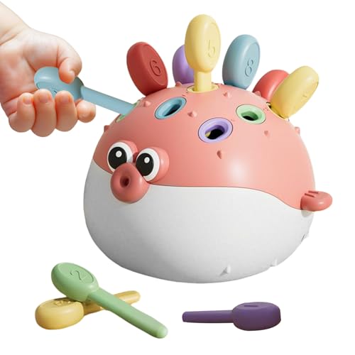 Generisch Matching Game, Educational Color Recognition Toy, Cute Shape Sorting Fine Motor Skills Set, Inspired Learning Activity for Kids Ages 1-3, School Classrooms, Homeschool Educators von Generisch