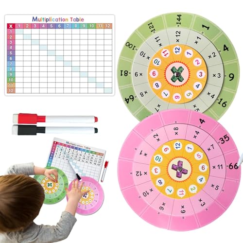 Generisch Math Spinner Game, Interactive Learning Wheel Toy, Educational Training Tool, 8.27x11.1 inches, Engaging Classroom Resource for Skill Practice, Fun Study Aid for Home or School Activities von Generisch