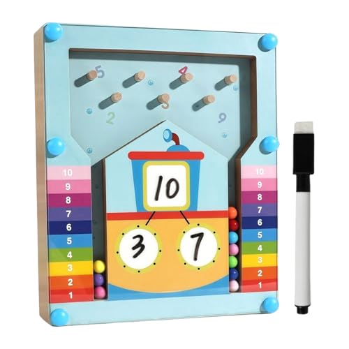 Generisch Mathe-Spiele Für Kinder - Interaktive Rechenspiele Mit Perlen Zählrahmen - Pädagogisches Lernspielzeug Mit Bauklötzen Und Perlen Für Zuhause Schule Unterwegs Vorschule Kindergarten Generisch Mathe-Spiele Für Kinder - Interaktive Rechenspiele Mit Perlen Zählrahmen - Pädagogisches Lernspielzeug Mit Bauklötzen Und Perlen Für Zuhause Schule Unterwegs Vorschule Kindergarten von Generisch