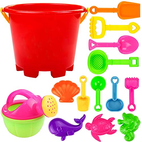 Generisch Mehrere Strand Sandspielzeug Set mit Wasserrad Strandbuggy Eimer Netzbeutel Sandformen Weichem Kunststoff Spielzeug Strand für Kinder Jungen Mädchen Generisch Mehrere Strand Sandspielzeug Set mit Wasserrad Strandbuggy Eimer Netzbeutel Sandformen Weichem Kunststoff Spielzeug Strand für Kinder Jungen Mädchen von Generisch