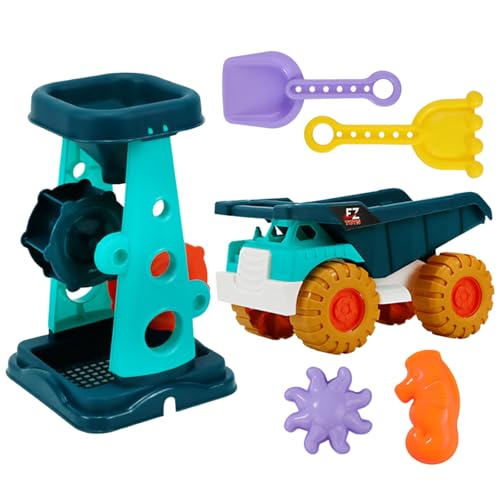 Generisch Mehrere Strand Sandspielzeug Set mit Wasserrad Strandbuggy Eimer Netzbeutel Sandformen Weichem Kunststoff Spielzeug Strand für Kinder Jungen Mädchen Generisch Mehrere Strand Sandspielzeug Set mit Wasserrad Strandbuggy Eimer Netzbeutel Sandformen Weichem Kunststoff Spielzeug Strand für Kinder Jungen Mädchen von Generisch