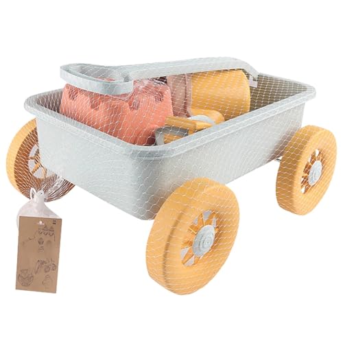 Generisch Mehrere Strand Sandspielzeug Set mit Wasserrad Strandbuggy Eimer Netzbeutel Sandformen Weichem Kunststoff Spielzeug Strand für Kinder Jungen Mädchen Generisch Mehrere Strand Sandspielzeug Set mit Wasserrad Strandbuggy Eimer Netzbeutel Sandformen Weichem Kunststoff Spielzeug Strand für Kinder Jungen Mädchen von Generisch