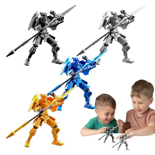 Generisch Mehrgelenkige Actionfiguren, gedruckte Actionfiguren - Beweglicher 4X-Roboterbausatz,Coole Gerechtigkeits-Glückspuppe, 13 mehrgelenkige -Montage-Deformations-Puppe, Desktop-Dekorationen Generisch Mehrgelenkige Actionfiguren, gedruckte Actionfiguren - Beweglicher 4X-Roboterbausatz,Coole Gerechtigkeits-Glückspuppe, 13 mehrgelenkige -Montage-Deformations-Puppe, Desktop-Dekorationen von Generisch