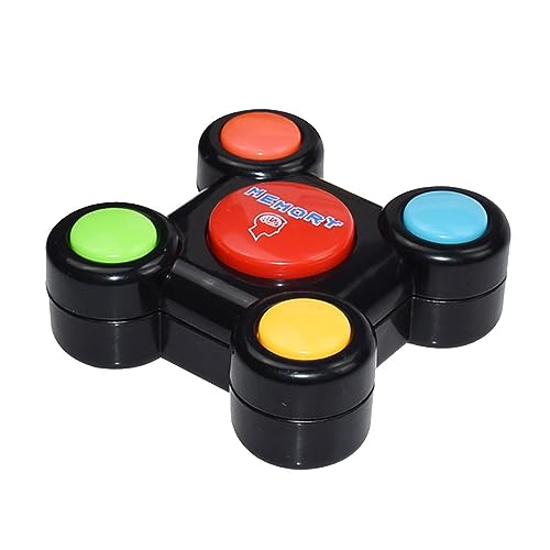 Generisch Memory Lernspiel mit Licht und Ton, 5 Farbige Tasten, Interaktives Quiz-Spiel für Kinder, Schwarz Generisch Memory Lernspiel mit Licht und Ton, 5 Farbige Tasten, Interaktives Quiz-Spiel für Kinder, Schwarz von Generisch