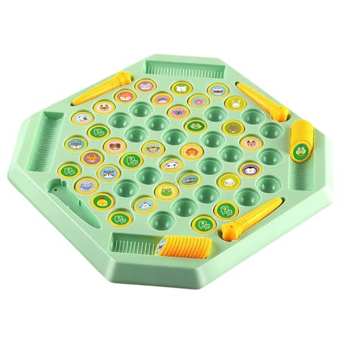 Generisch Memory Spiel Brettspiel, 52 Karten mit Tier & Obst Motiven, Lernspielzeug für 2-4 Spieler, Gedächtnistraining mit Stiften (B) von Generisch