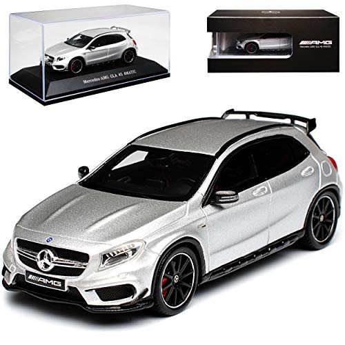 Generisch Mercedes-B GLA 45 AMG X156 SUV Silber Ab 2013 1/43 Spark Modell Auto von Generisch