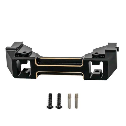 Generisch Messing Counterweight Stoßfängerhalterung vorne und hinten für EX86190 EX 86190 LC76 1 10 Sale RC Crawler -Auto -Upgrade -Teile mit rund 1 10 Crawler -Modellen kompatibel(Rear) von Generisch