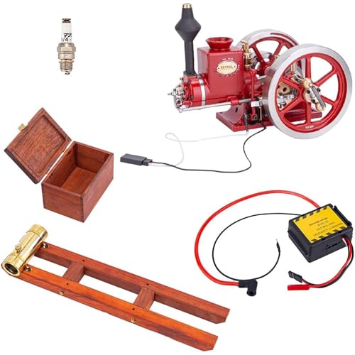 Generisch Metallmotor Modellbausatz, HM-01 7cc Hit and Miss Motor, Science Engine Bausatz (KIT-Version) von Generisch