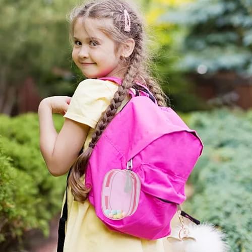 Generisch Mini Figur Lagerung PVC Klar Puppe Display Tasche Durchführung Mini Puppe Lagerung Tasche Für 11/17cm Figur Puppe Mit Holzpuppe (A, 17x11) von Generisch