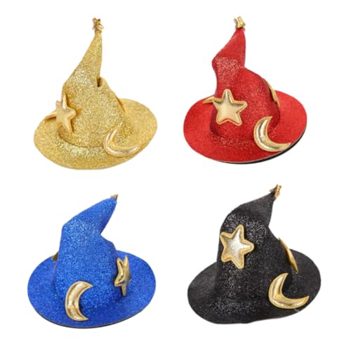 Generisch Mini Hat Hair Clip Hexenhut Haarnadel Halloween Weihnachtsfeiertag Dress Up Hair Barrette 4pcswitch Generisch Mini Hat Hair Clip Hexenhut Haarnadel Halloween Weihnachtsfeiertag Dress Up Hair Barrette 4pcswitch von Generisch