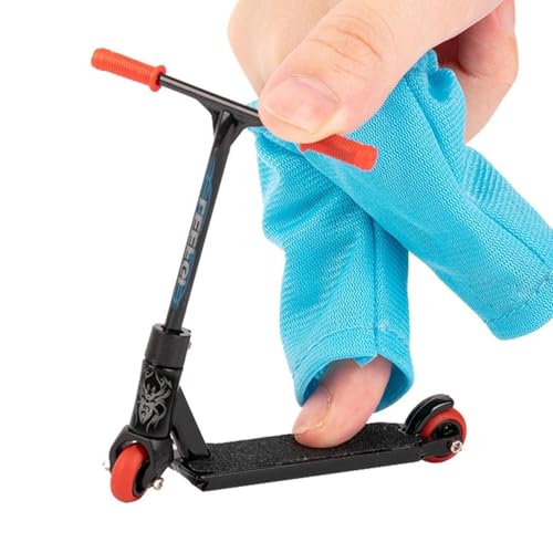 Generisch Mini -Roller -Spielzeugfinger, Spielzeugrock Mini, einfache, farbige Single -Colored -Skateboard -Roller Spielzeug Finger Finger Scooter -Roller Spielzeug Finger Scooter Finger Finger F von Generisch