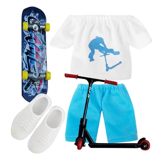 Generisch Mini - -Set für Finger - Fingerroller mit Fingerhosen, Schuhen und Werkzeugen, Mini -Tastaturen von -Fingerspielzeug | Finger Skatergeschenke für Kinder Generisch Mini - -Set für Finger - Fingerroller mit Fingerhosen, Schuhen und Werkzeugen, Mini -Tastaturen von -Fingerspielzeug | Finger Skatergeschenke für Kinder von Generisch